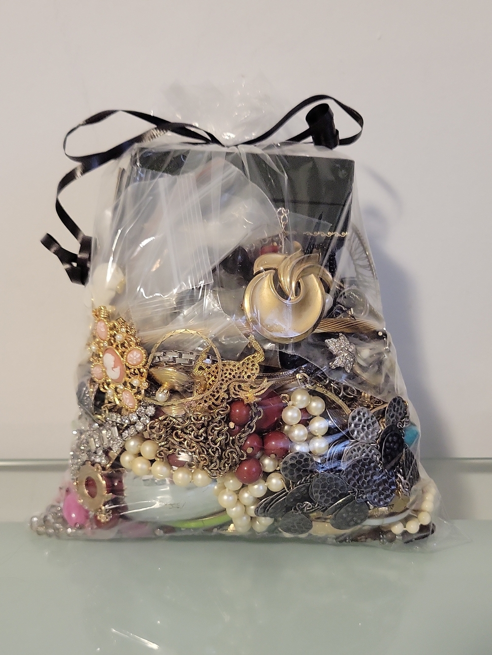Mixed Mystery Bag Of Costume Jewelry 4lbs